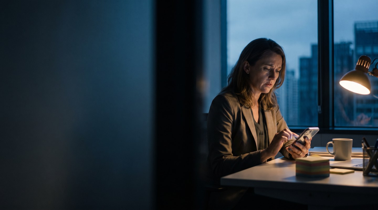 Owner scrolling a long list of unanswered messages